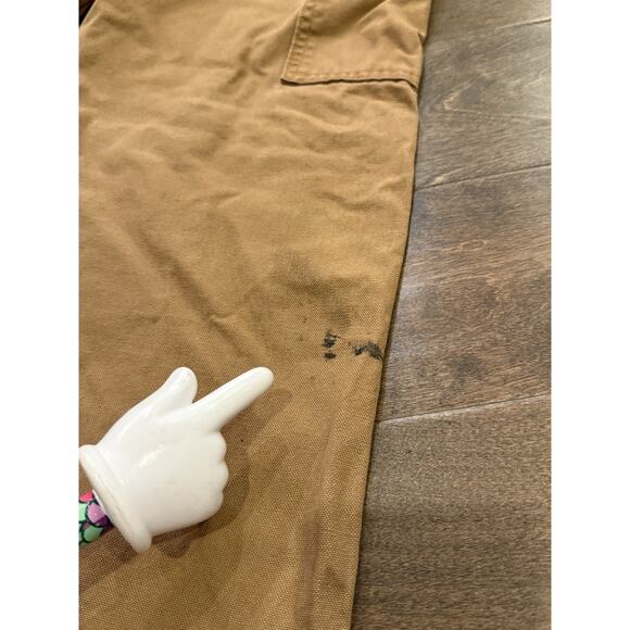 Dickies Mens Brown Carpenter Duck Canvas Relaxed Fit Workwear Work Pants 32X30 - Picture 8 of 9